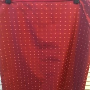 The Limited Outback Red red pencil skirt